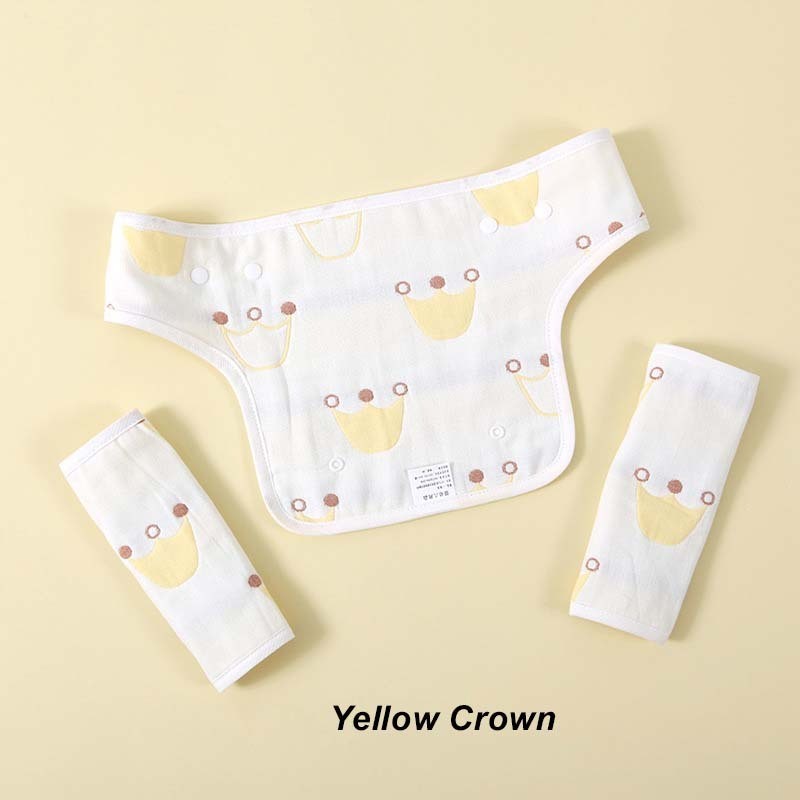 Mums Choice 360 Teething Pads & Bib for Baby Carrier Universal Type