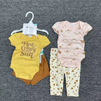 Nemobaby 4 Pieces Set Baby Boy Baby Girl Romper And Pants Clothes #Baby clothes