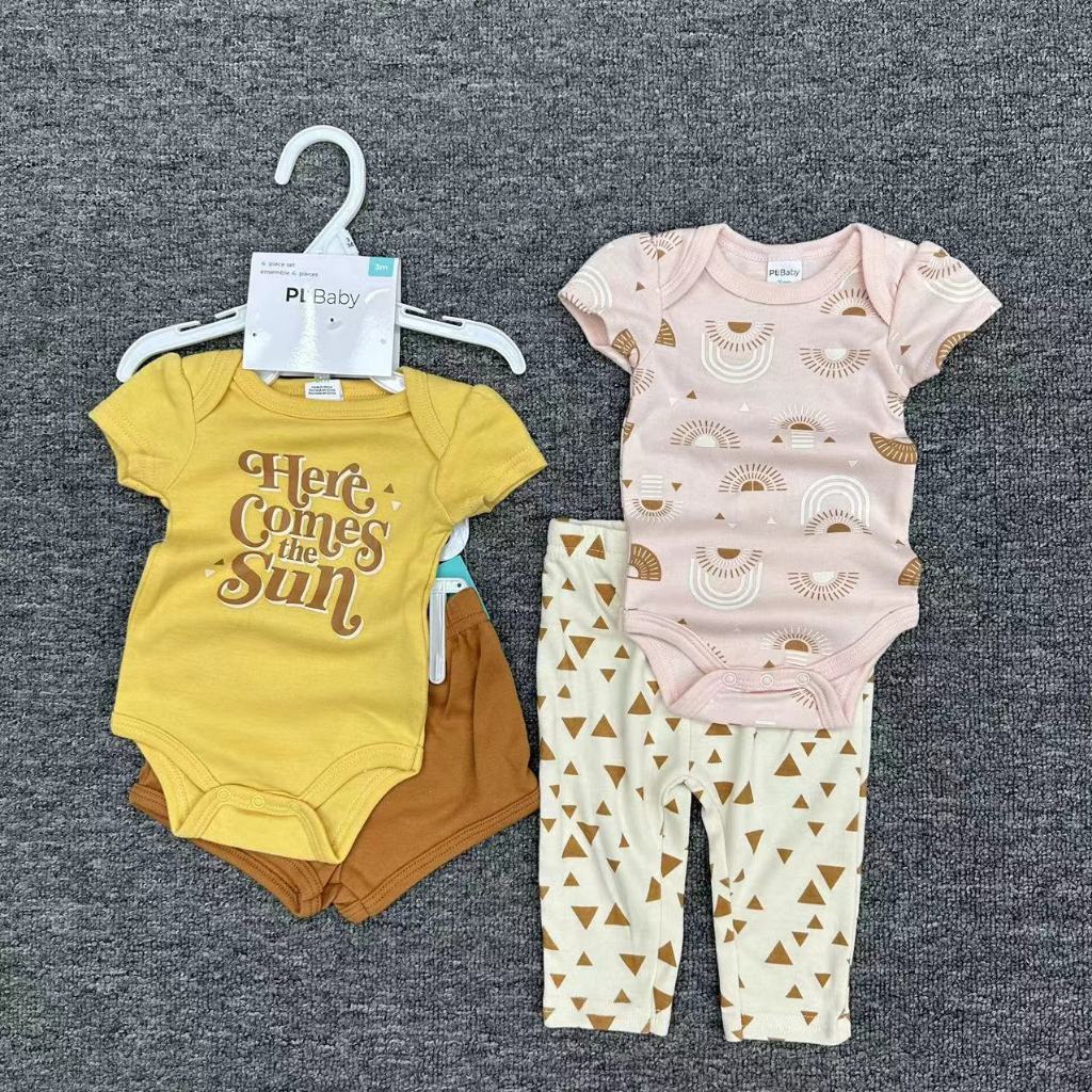 Nemobaby 4 Pieces Set Baby Boy Baby Girl Romper And Pants Clothes #Baby clothes