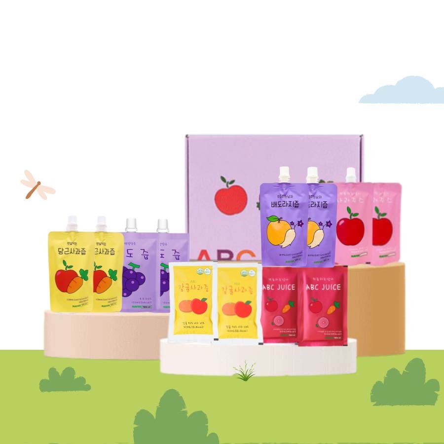 Sun Farm - Korea 100% NFC Real Fruit Juice | No Added Sugar | Natural Sweetness From Fruits | For 8M+