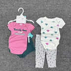 Nemobaby 4 Pieces Set Baby Boy Baby Girl Romper And Pants Clothes #Baby clothes