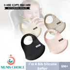HEORSHE I'm A Bib Silicone Softer