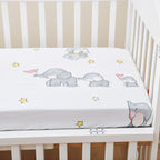 Mums Choice 100% Cotton baby cot fitted sheet crib mattress cover