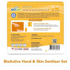 Biocair BioActive Hand & Skin Sanitiser Set for Children, 50ml Spray Bottle & 90ml Refill