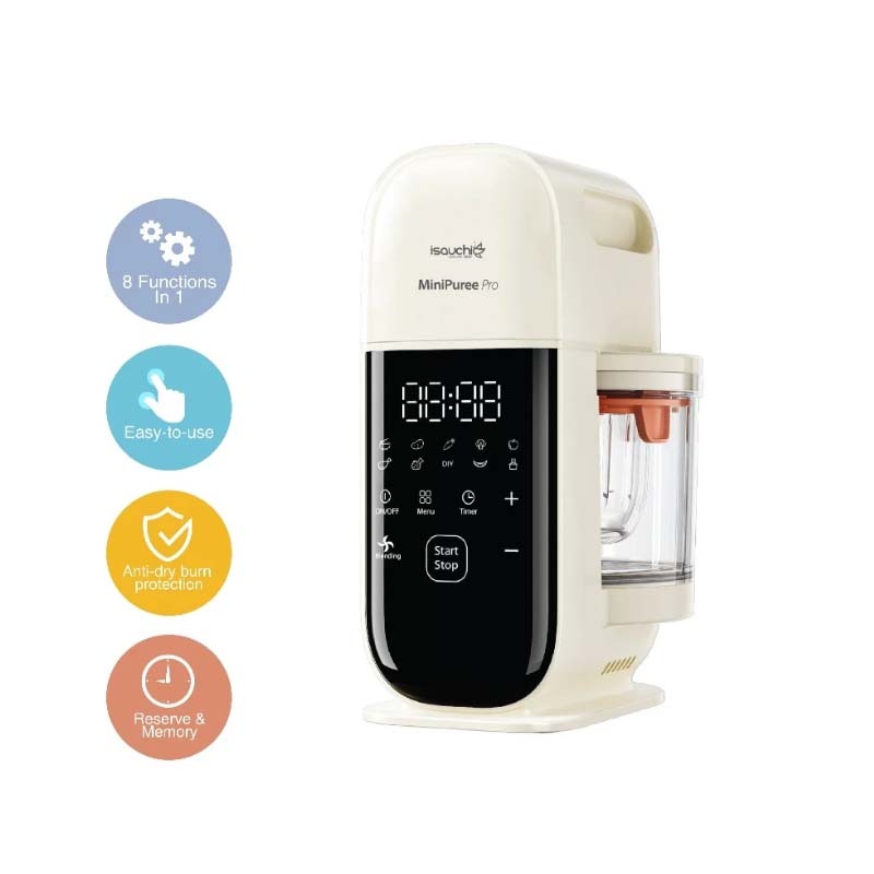 Isa Uchi  Mini Puree Pro 8 in 1 Multi-Functional Food Processor