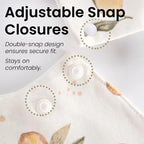 Nemobaby 1Pcs Lot Baby Cotton Bibs Waterproof Cartoon Embroidery Infant Accessories #Baby clothes