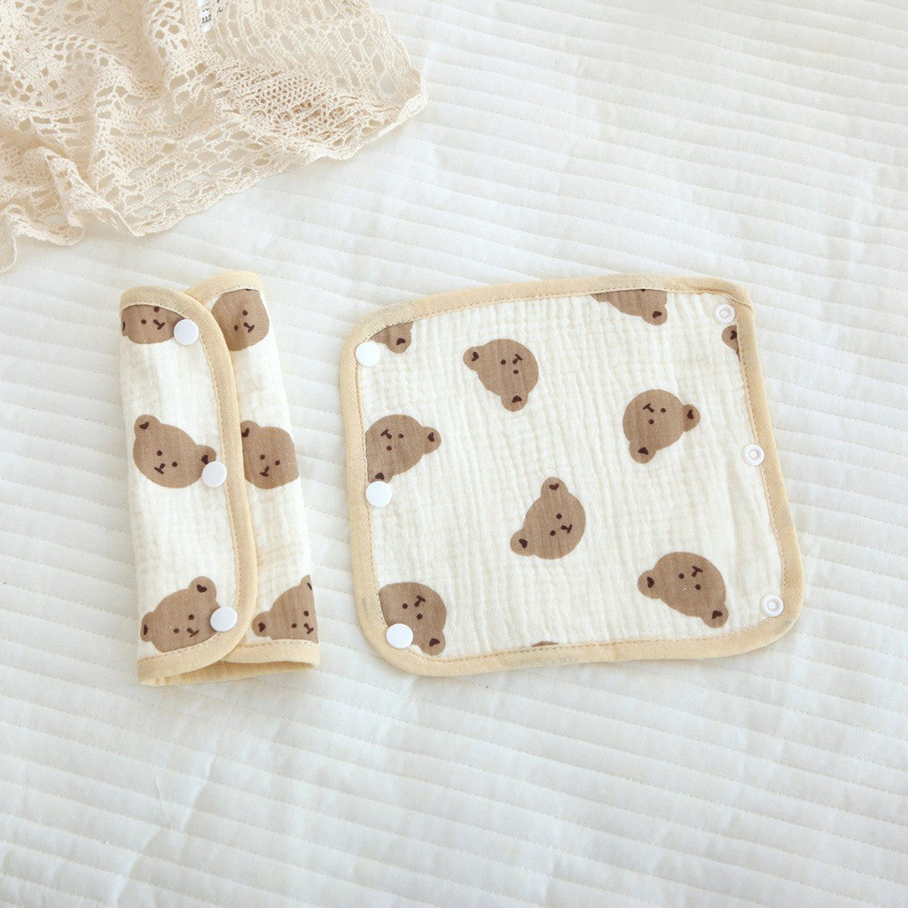 Mums Choice Muslin Gauze Baby Carrier Drool Pads / Teether pads