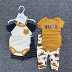 Nemobaby 4 Pieces Set Baby Boy Baby Girl Romper And Pants Clothes #Baby clothes