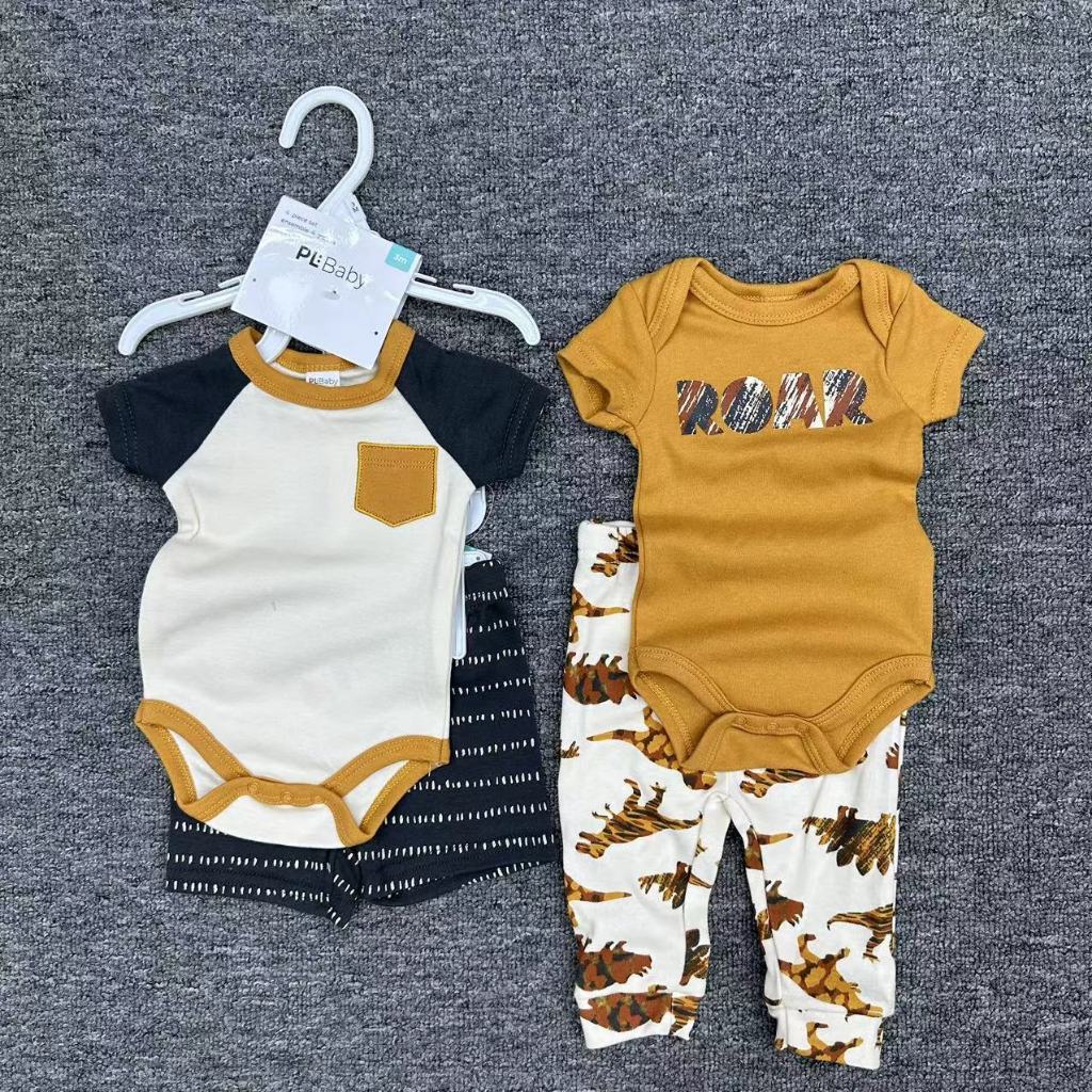 Nemobaby 4 Pieces Set Baby Boy Baby Girl Romper And Pants Clothes #Baby clothes