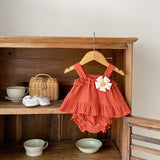 Nemobaby Baby Girl 3D Flower With Dot 2 Pcs Set