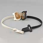 Heorshe Pacifier Chain Black White