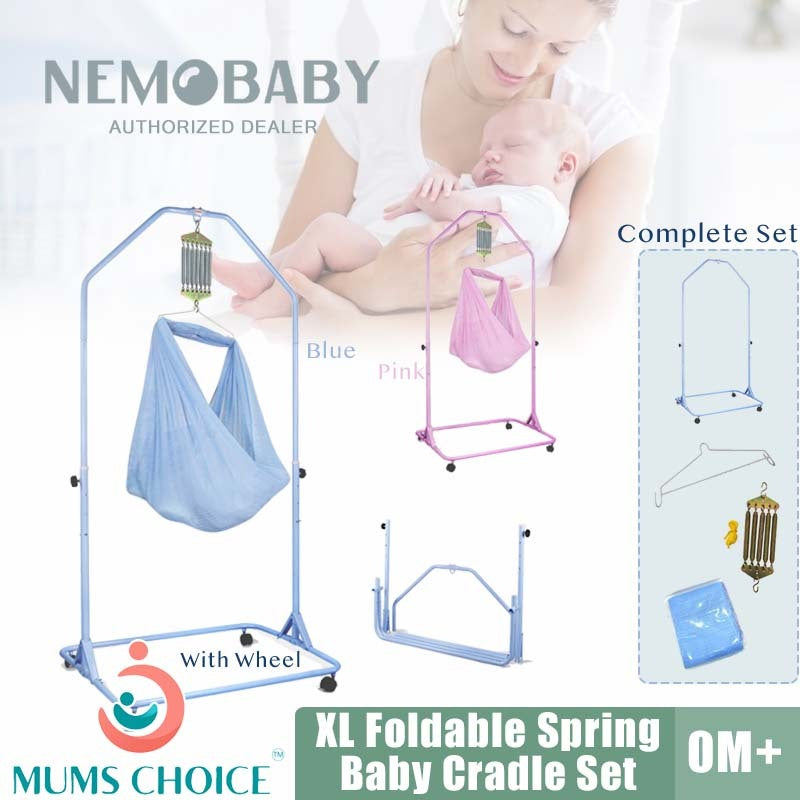 Nemobaby XL Foldable Spring Baby Cradle Set