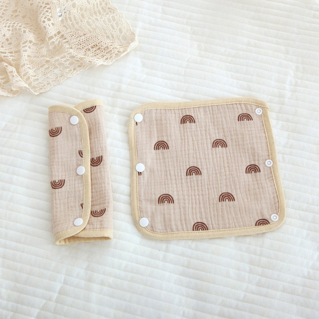 Mums Choice Muslin Gauze Baby Carrier Drool Pads / Teether pads
