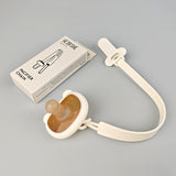 Heorshe Pacifier Chain Black White