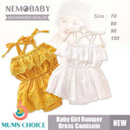 Nemobaby Baby Girl Romper Dress Camisole Romper Newborn Baby
