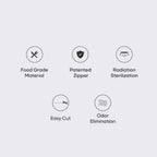 ENVE Easy Pour Breast Milk Storage Bag | 240ml , 30pcs