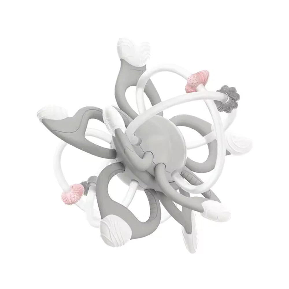 Heorshe Galaxy Teether Safe Silicone, Easy Grip, Sensory Development Toy