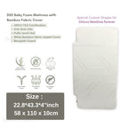 Nemobaby Anti Dust Mite High Density Foam Mattress With Holes Suitable for Chicco Next2me model