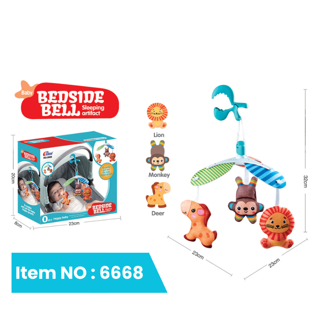 Gift Station Universal Musical Mobile - Playpen, Bassinet, Crib, Stroller (3 Design Option)