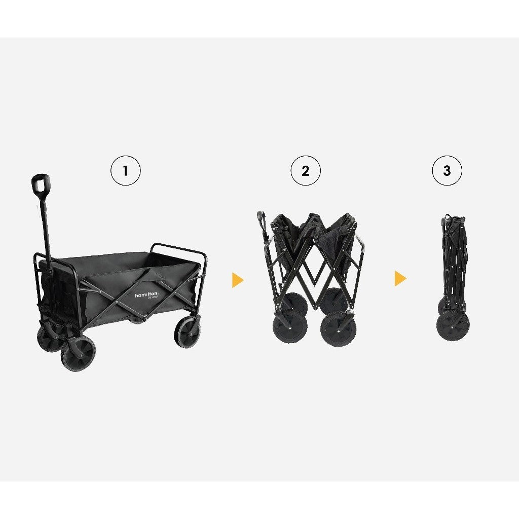 Hamilton Flexi-Fold Wagon Plus with Brake Wheels