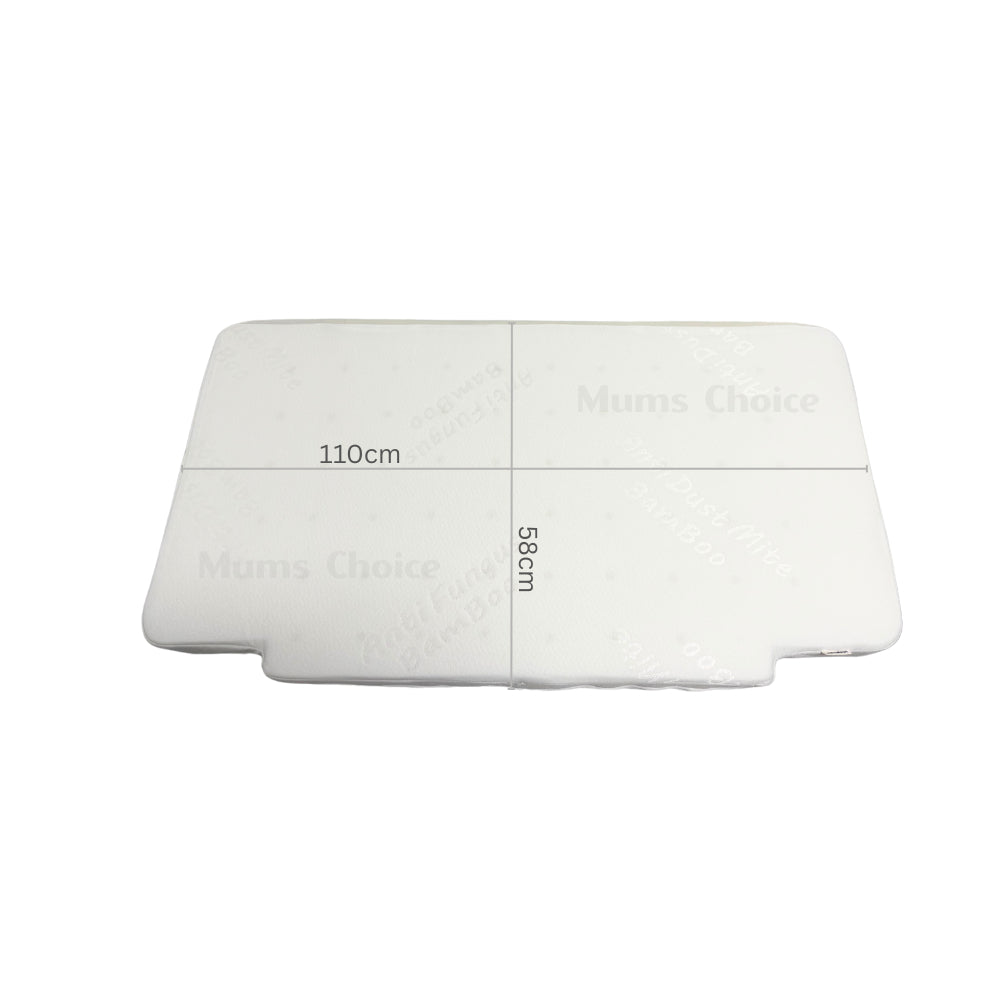 Nemobaby Anti Dust Mite High Density Foam Mattress With Holes Suitable for Chicco Next2me model