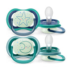 Philips Avent Night time pacifier 0-6M+ / 6-18M+