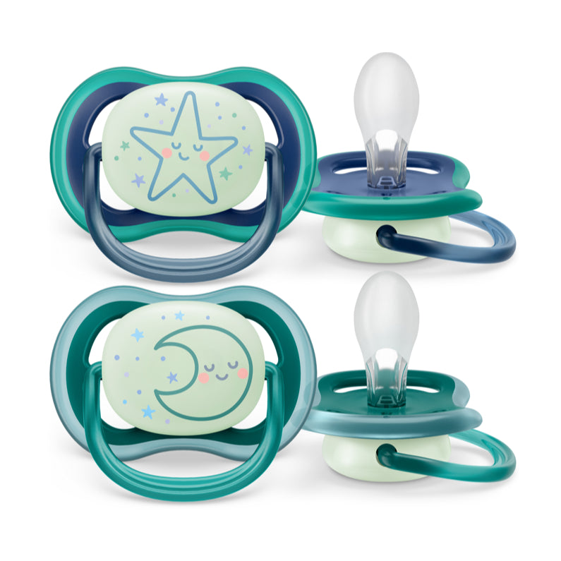 Philips Avent Night time pacifier 0-6M+ / 6-18M+