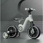 Easy Choice 2-in-1 Children's Balance Bike Three Wheeled Multifunctional Pedals with Music Lighting