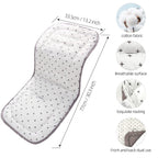 Mums Choice Cotton Baby Seat Liner Stroller Seat Mat Breathable Cushion Pad