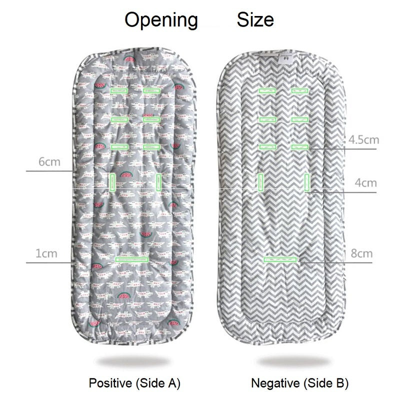 Mums Choice Cotton Baby Seat Liner Stroller Seat Mat Breathable Cushion Pad