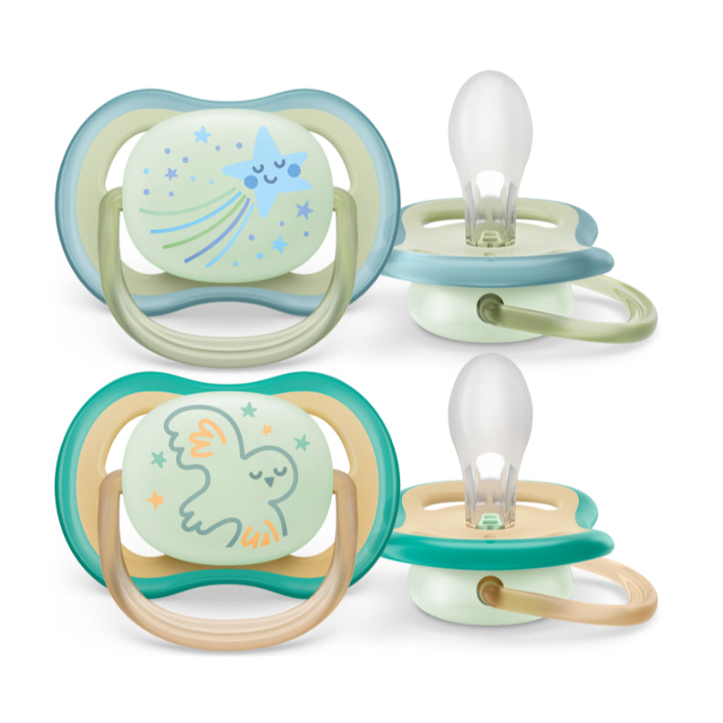 Philips Avent Night time pacifier 0-6M+ / 6-18M+