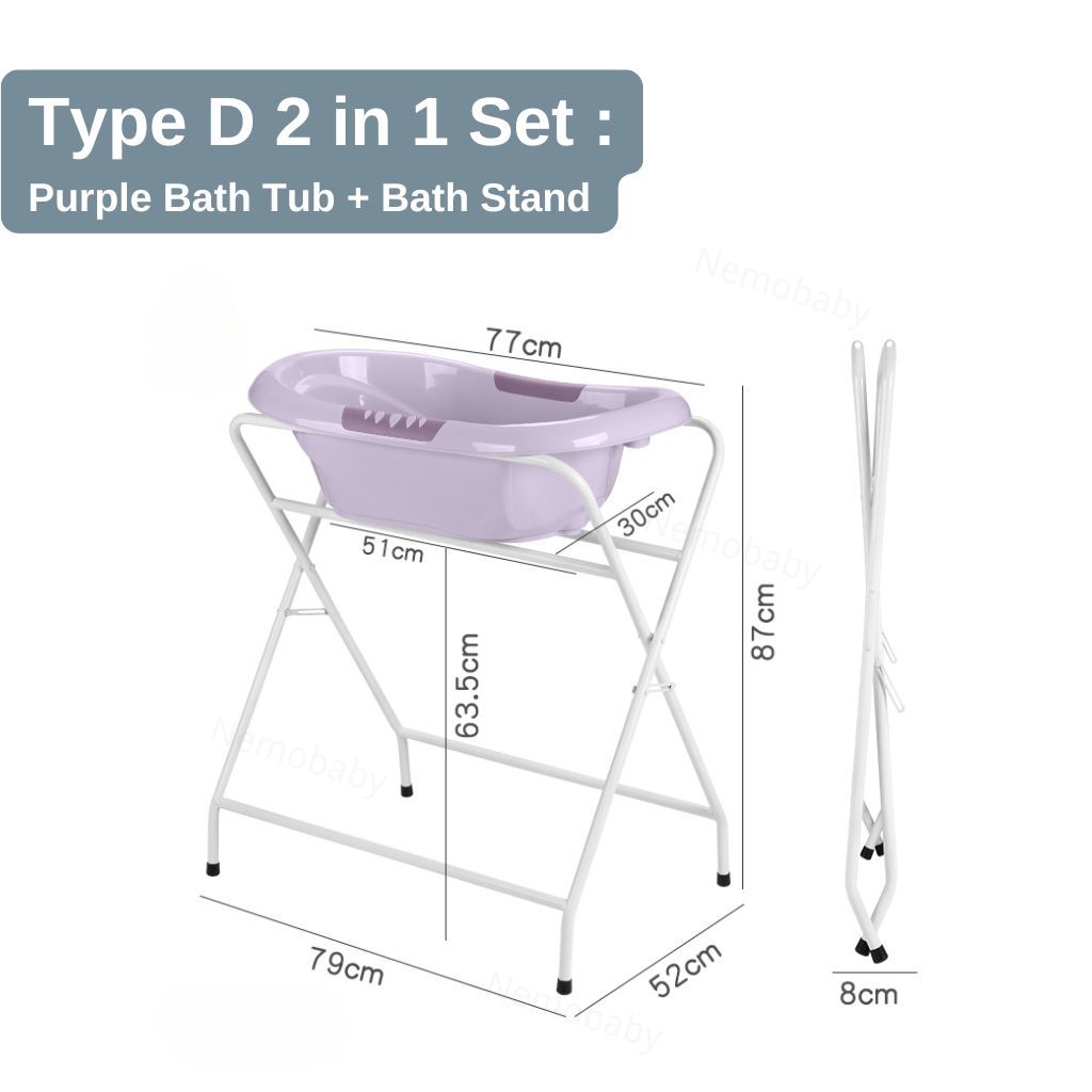 Nemobaby bath tub With Stand Set Newborn Gift