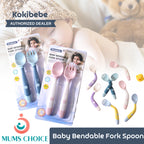 Kokibebe Baby bendable spoon and fork set