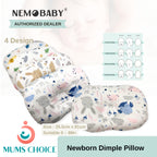 Nemobaby 100% Premium Cotton Baby Dimple Pillow 0M+
