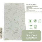 Mums Choice Anti-Dust Mite Bamboo High Density Foam Mattress