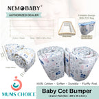 Nemobaby 100% Cotton Baby Cot Bumper