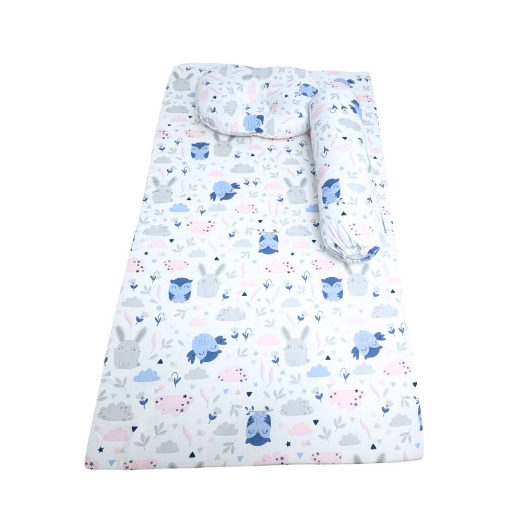 Nemobaby 100% Premium Cotton 3 in 1  Baby Travel Mattress Set