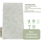 Mums Choice Anti-Dust Mite Bamboo High Density Foam Mattress