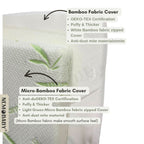 Nemobaby High Density Anti-Dust Mite Bamboo Covered Baby Mattress