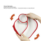 Misuta Baby Silicone Dinosaur Divided Suction Plate (3 Colours)