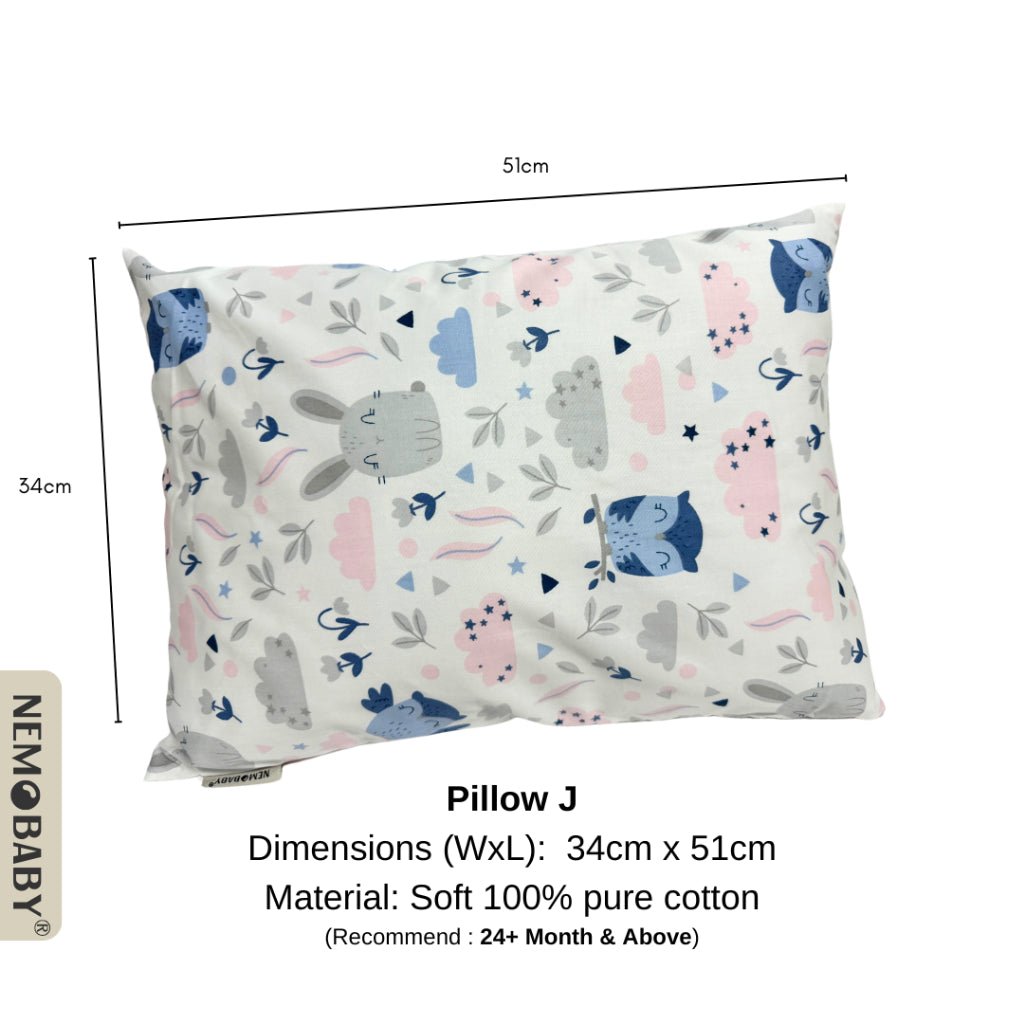 Nemobaby 100% Cotton Premium Quality Baby Pillow