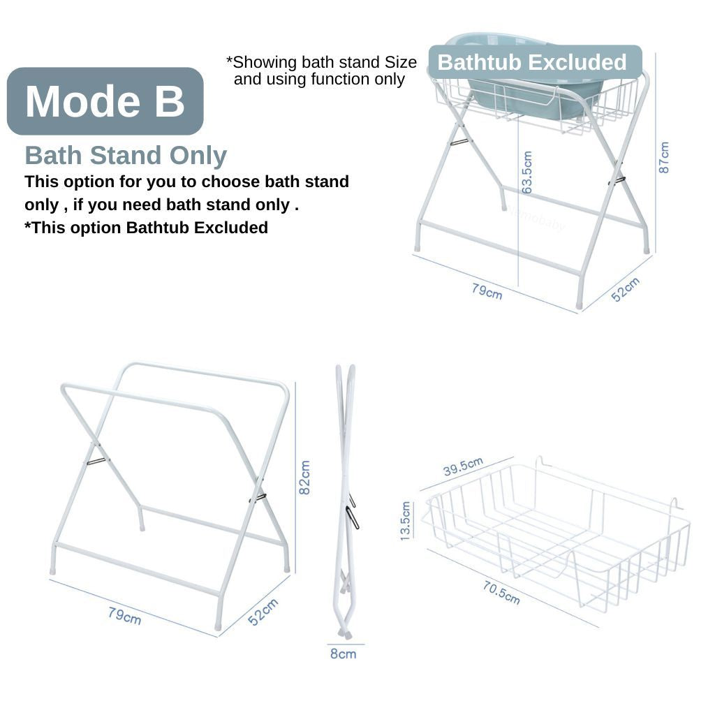 Nemobaby bath tub With Stand Set Newborn Gift