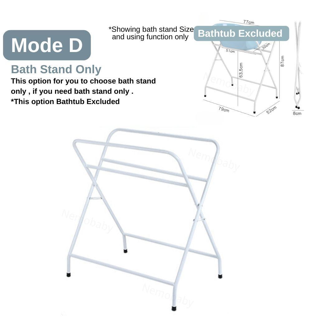 Nemobaby bath tub With Stand Set Newborn Gift