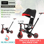Easy Choice 5 in 1 baby  stroller Kids tricycle balance car