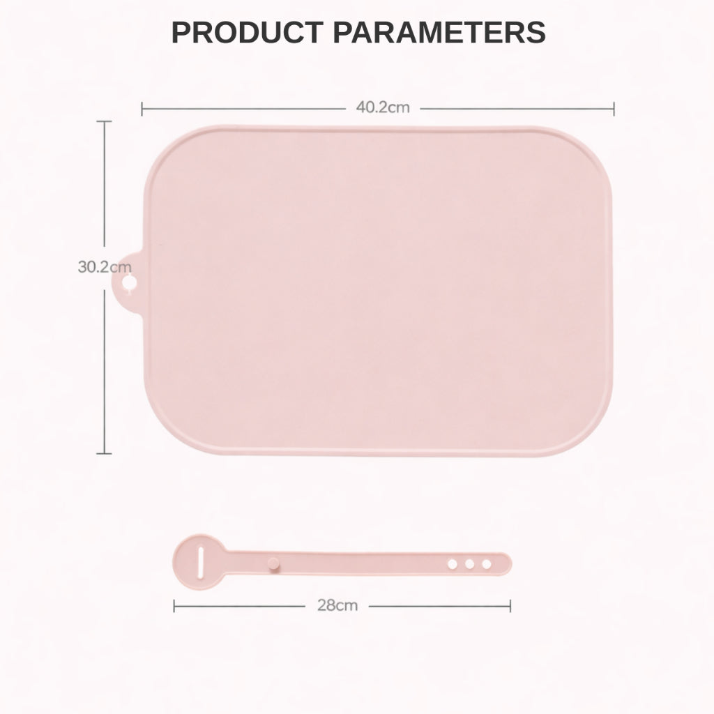 Mums Choice Silicone Placemat with food catcher for Kids baby toddler / Table mat | Food Grade material