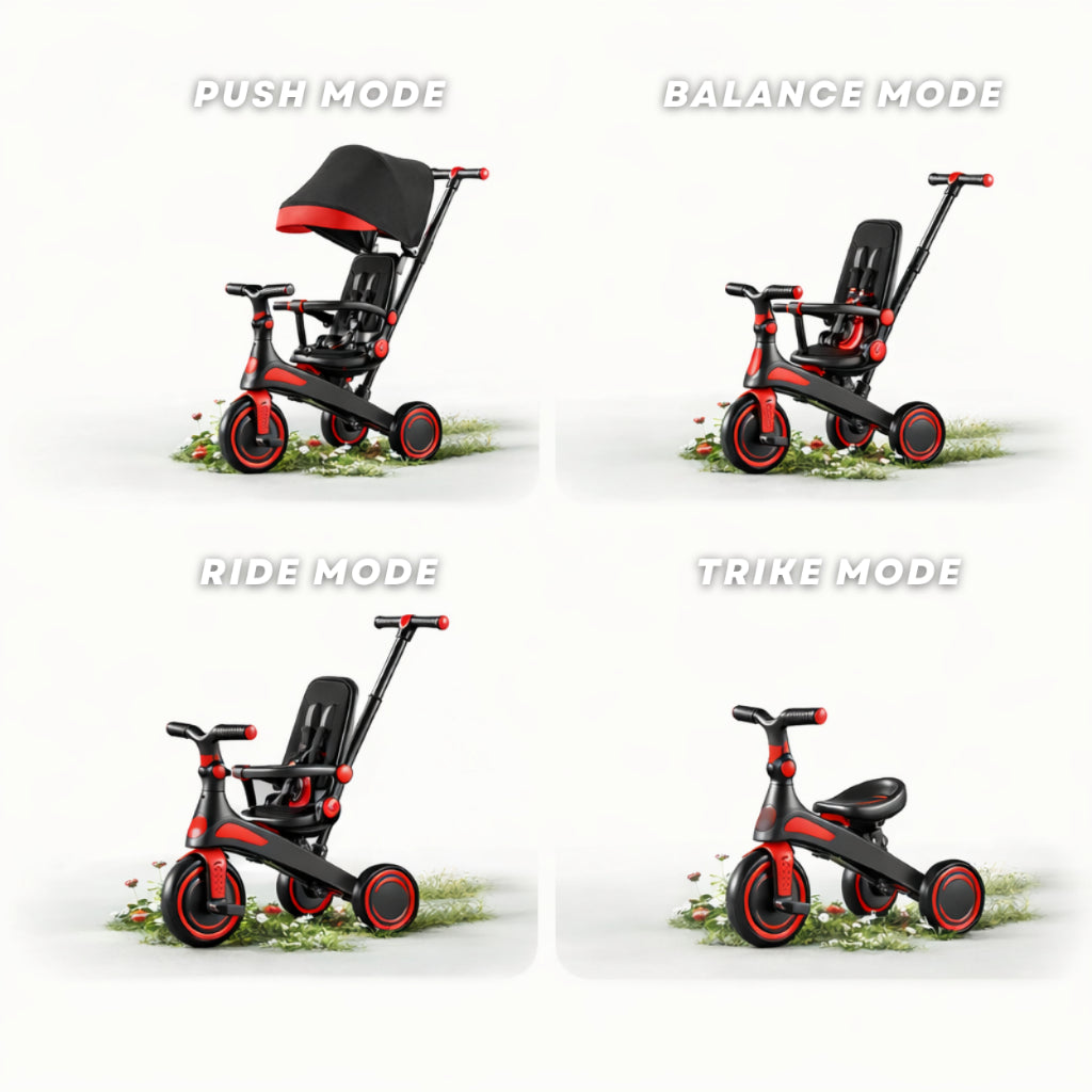 Easy Choice 5 in 1 baby  stroller Kids tricycle balance car