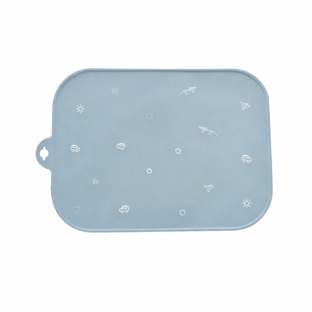 Mums Choice Silicone Placemat with food catcher for Kids baby toddler / Table mat | Food Grade material