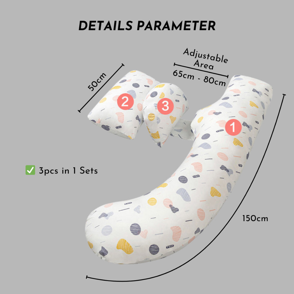 Mums Choice Pregnant Women's Pillows, Waist Protection, Side Sleeping Pillows, Abdominal Support