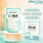 Princeton Double Zipper Breast Milk Storage Bag with Thermal Sensor