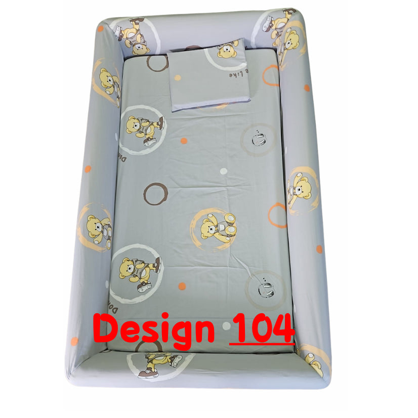 Nemobaby Toddler Bumper Bed Children Sofa Bed  Sponge Full Protection